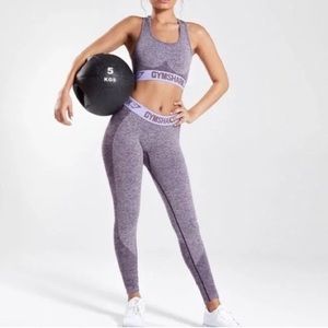 Gymshark lilac highwaisted flex legging